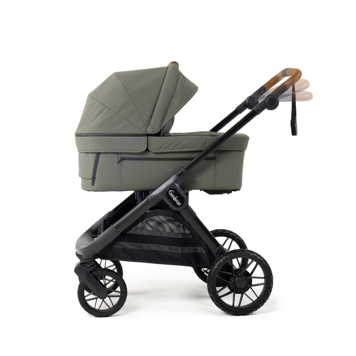 Emmaljunga Kinderwagen SENTO MAX Flat+ Outdoor Green