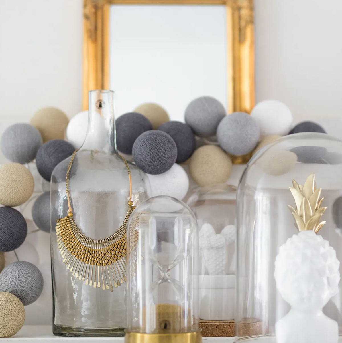 Lichterkette SAND GREY