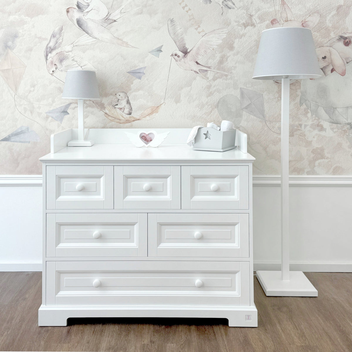 LUI e LEI Stehlampe PRESTIGE Dreamy grey
