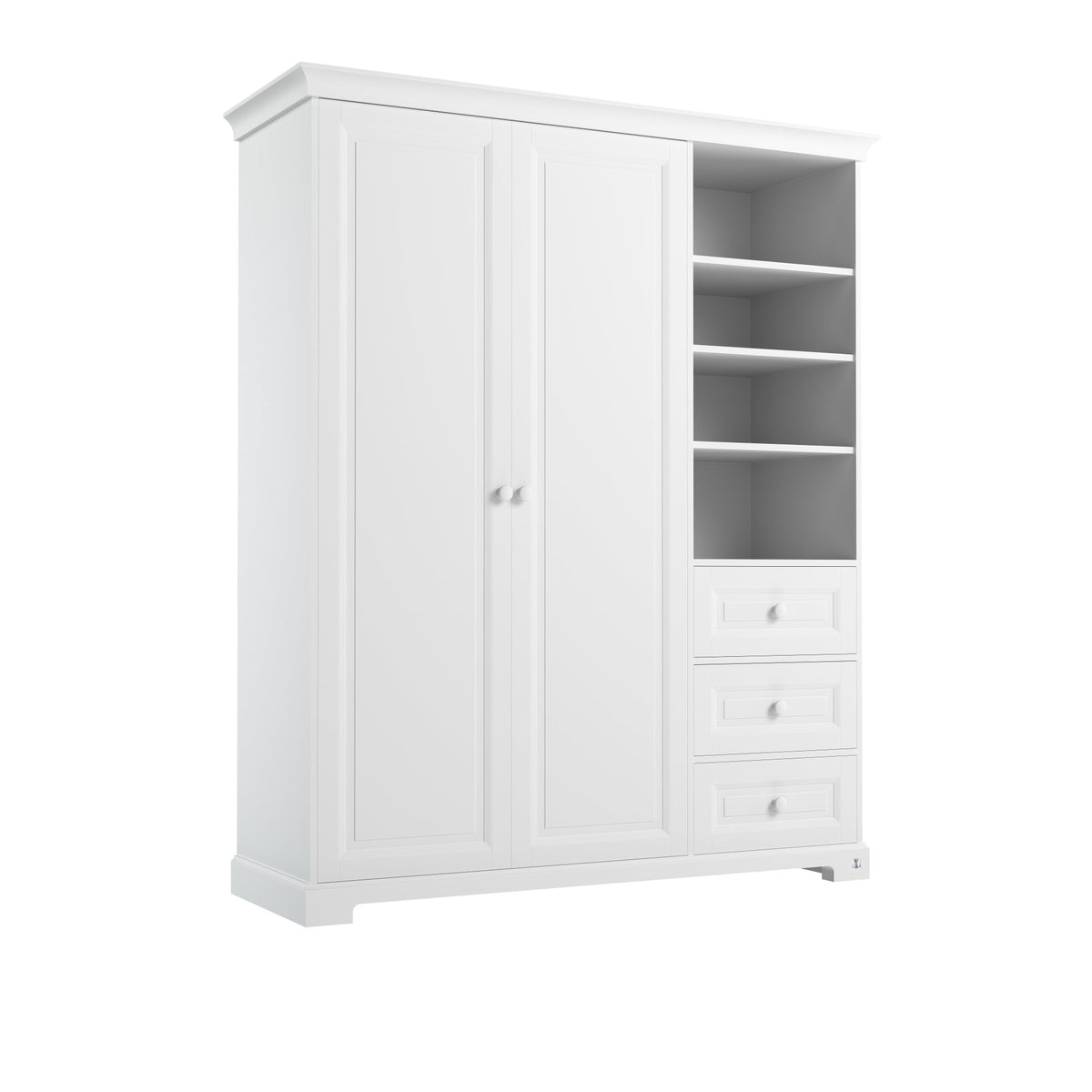 LUI e LEI Schrank ROYAL mit Regal und 3 Schubladen
