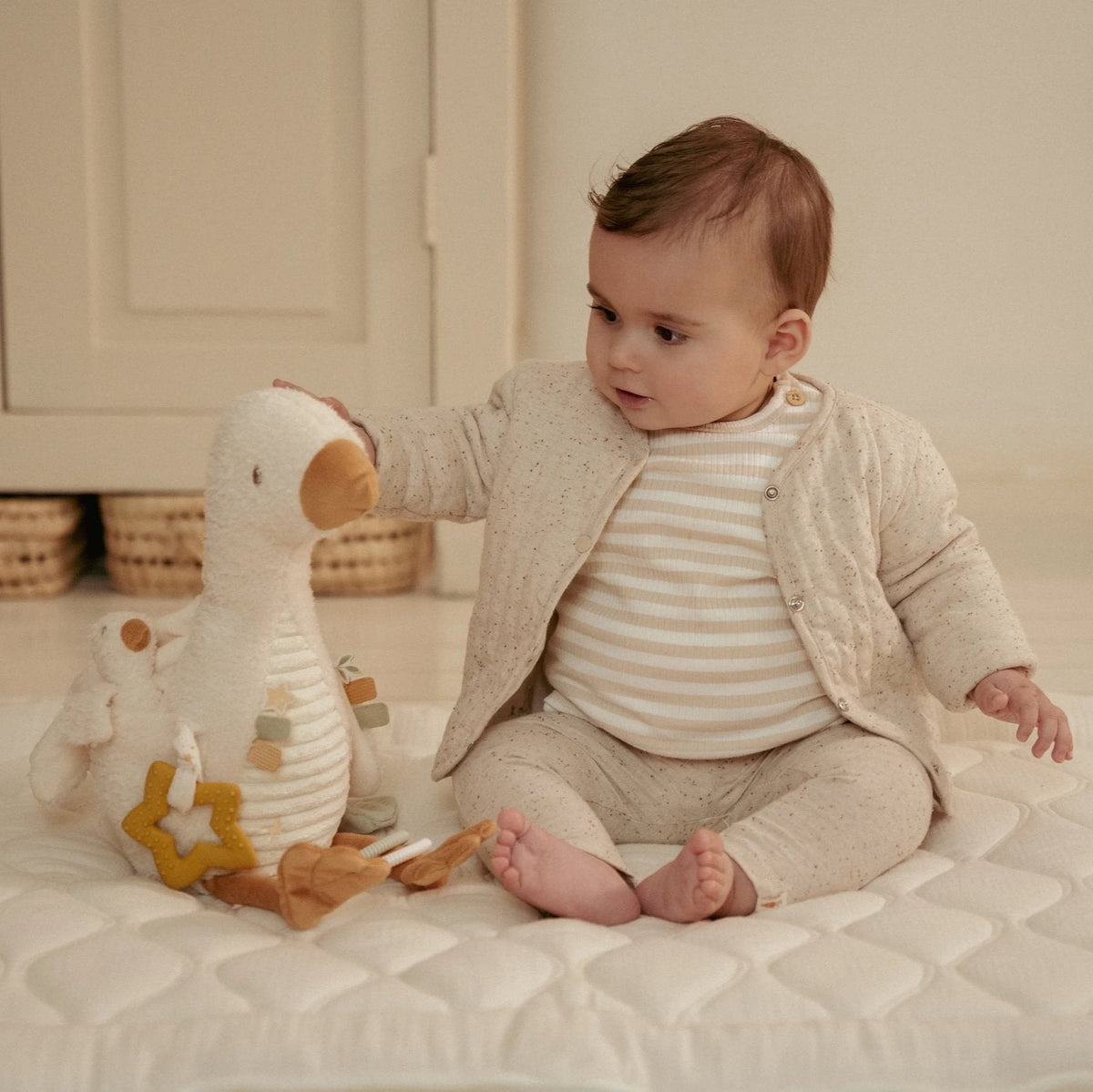 Little Dutch Aktivitäten Kuscheltier Gans &