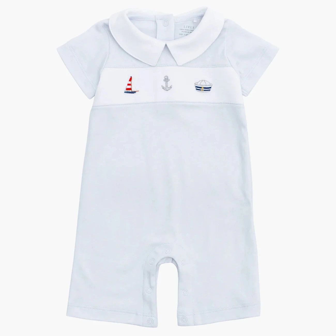 Livly Baby Sommer Romper Underwater Explorer in Blau