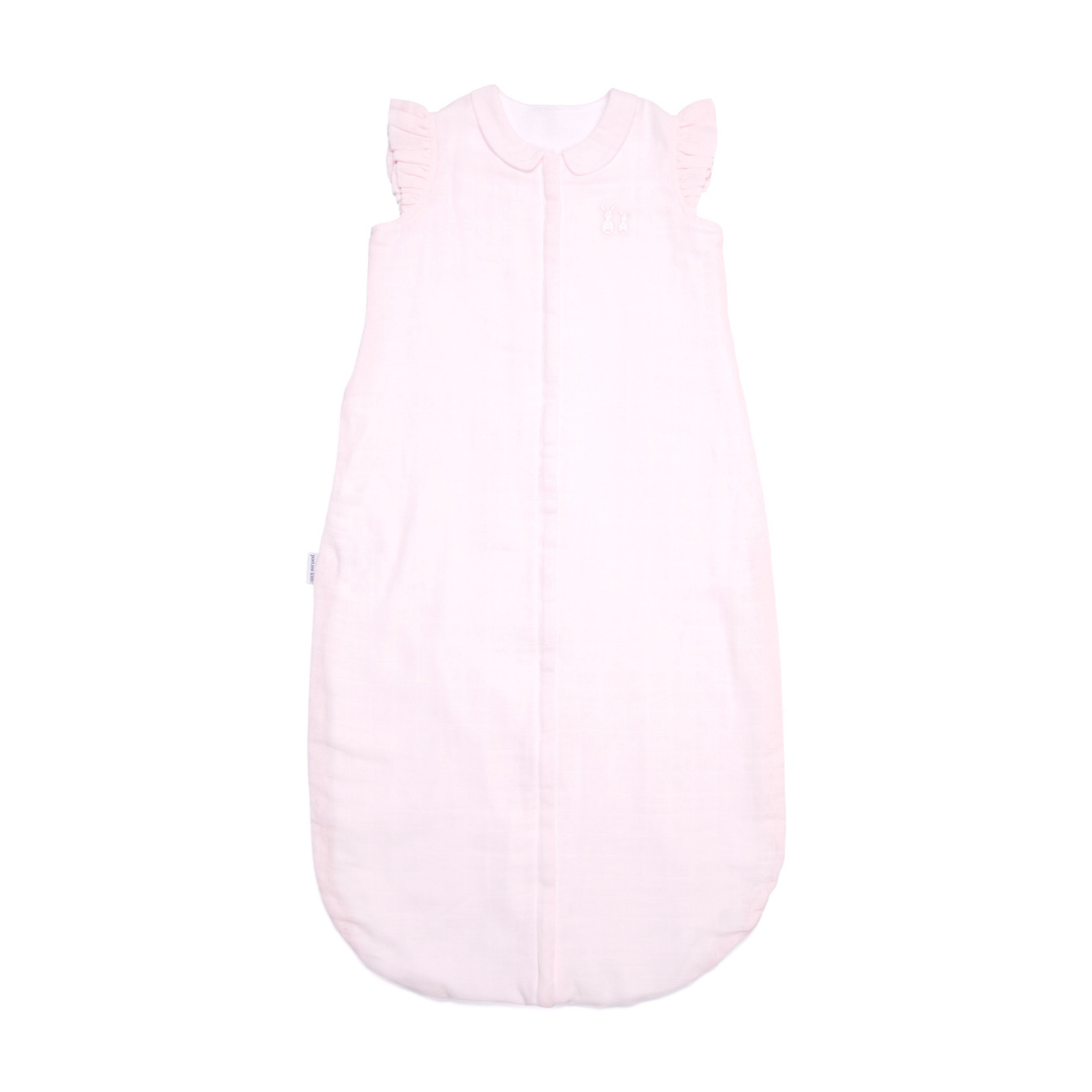 Sommer Schlafsack mit Rüschen rosa 90 cm