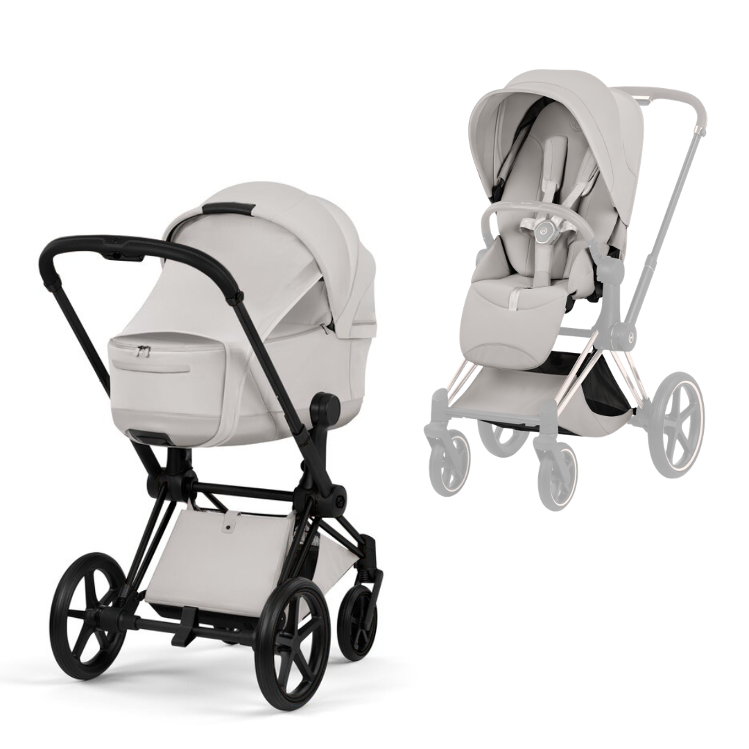 Cybex PRIAM STYLE matt black / city grey