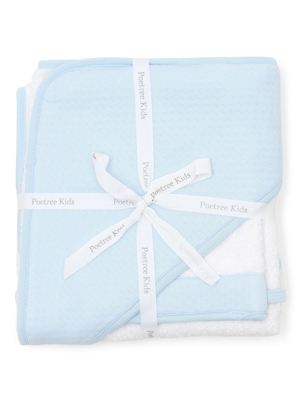 Poetree Kids Kapuzenhandtuch mit Waschlappen &