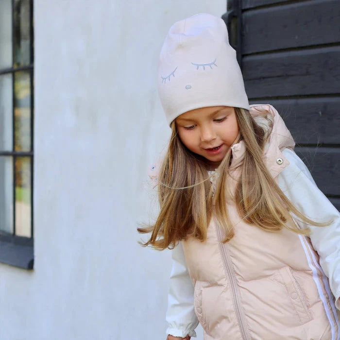 Mütze "Sleeping Cutie" grau
