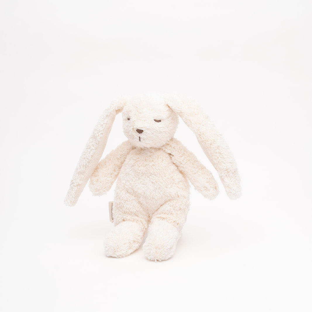 Sensorischer Mini Moonie Hase aus Bio-Baumwolle - polar