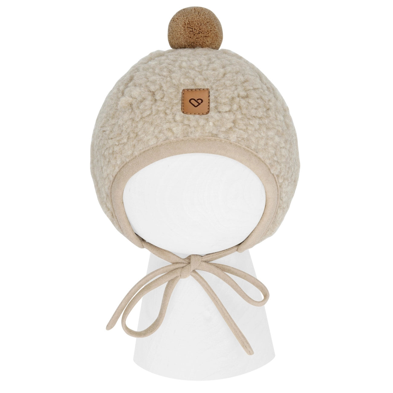 Zaffiro Mütze TULIP aus Schafwolle beige