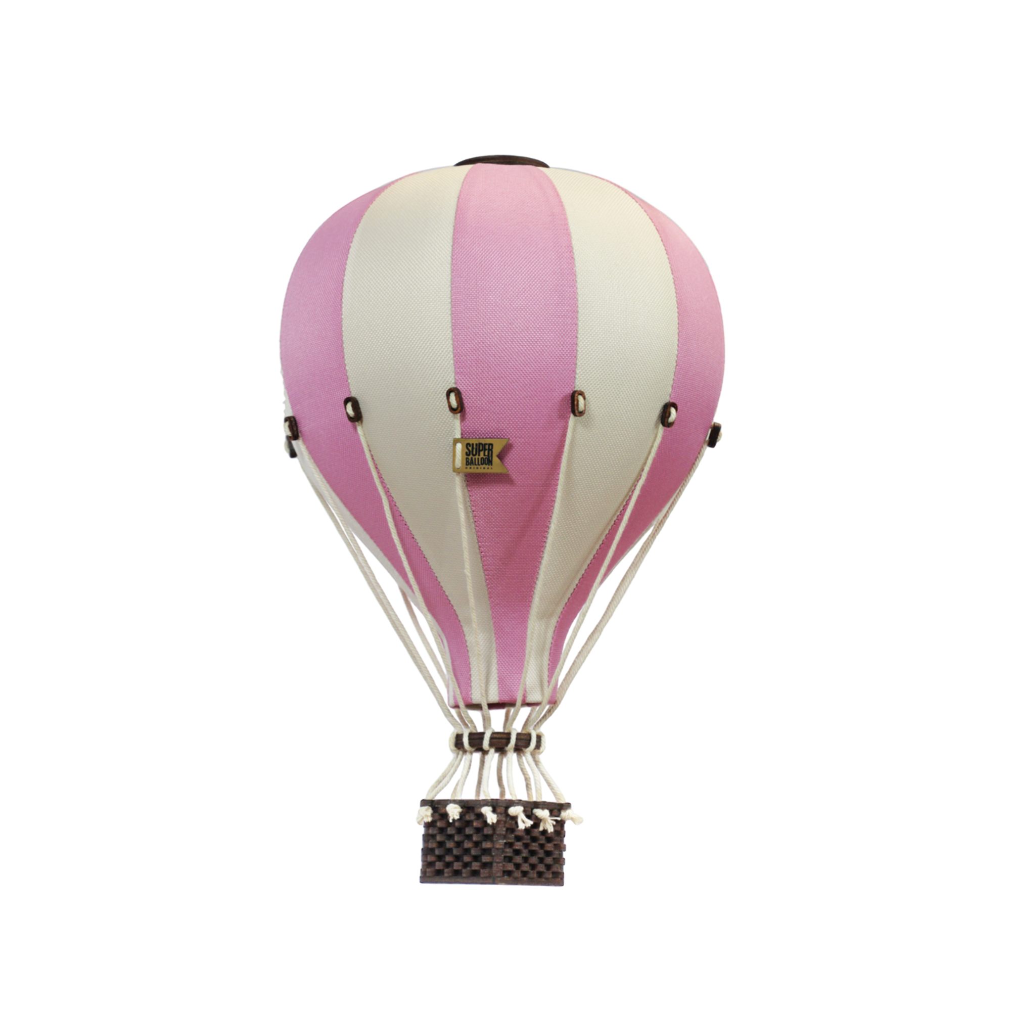 Super Balloon Heißluftballon rosa / vanille