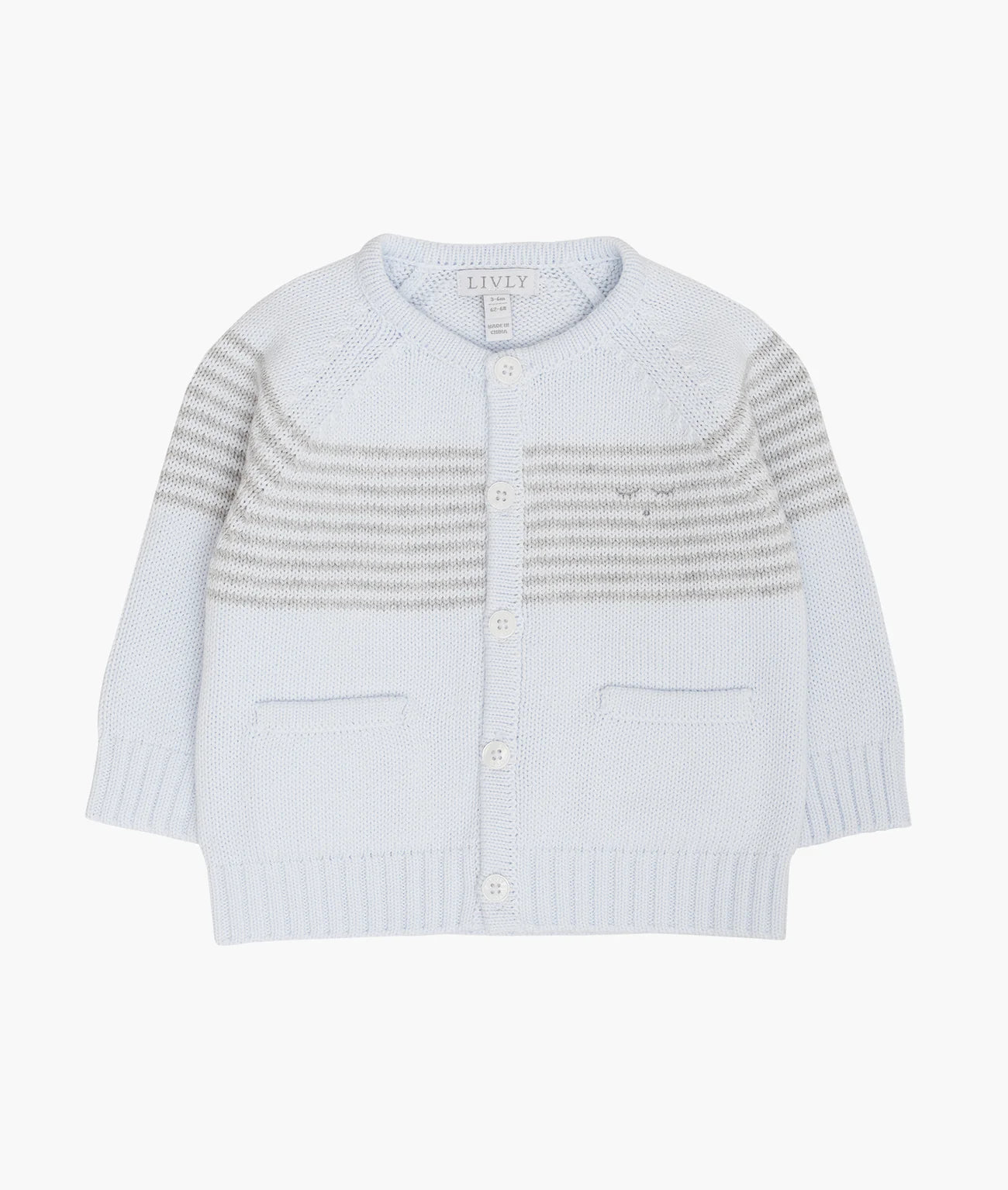 Livly Baby Strickjacke blau