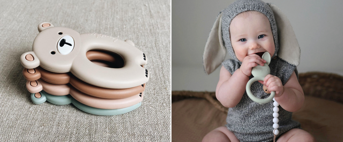 Hochwertige Beißringe & Greiflinge für Babies 