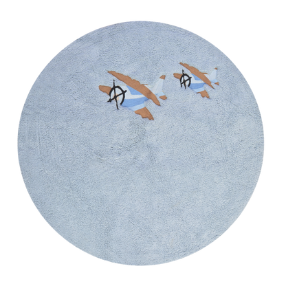 Teppich "Up in the Air" aus Baumwolle