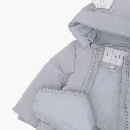 Baby Winteroverall mit Daunenfüllung - grau