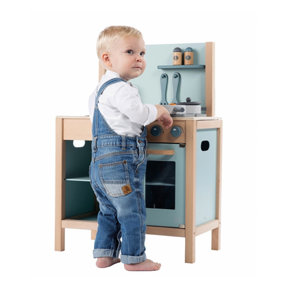 Spielküche aus Holz grün ab 3 Jahren
