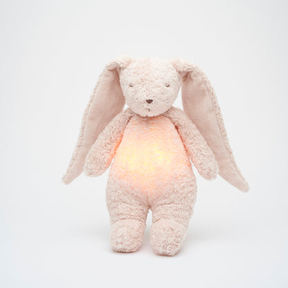 Moonie Hase 2.0 Einschlafhilfe mit Sound &amp; Nachtlicht - rosa