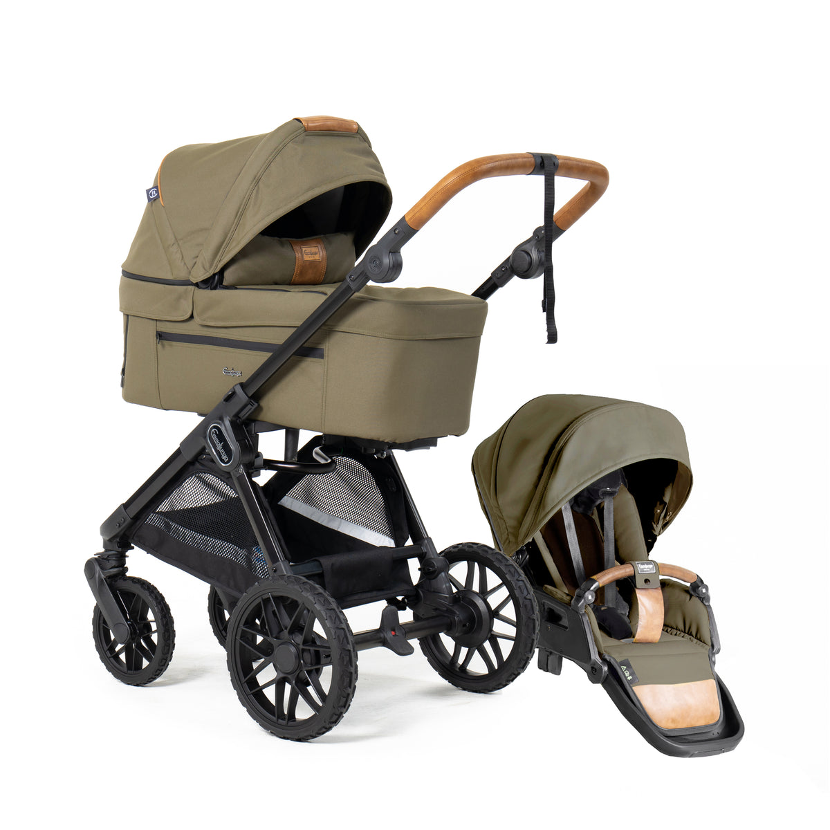 Emmaljunga Kinderwagen SENTO PRO FLAT+ Outdoor Olive