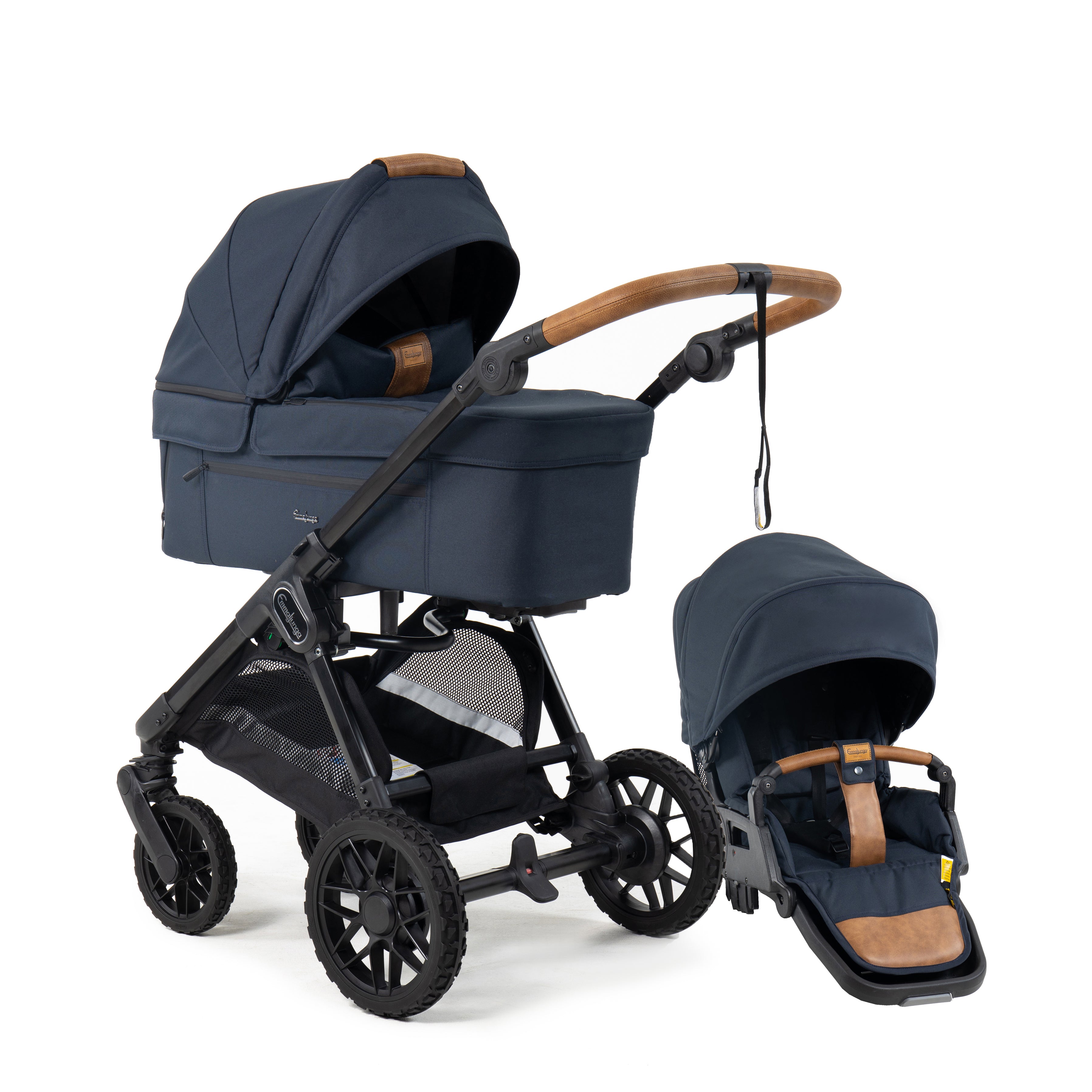 Emmaljunga Kinderwagen SENTO FLAT+ Outdoor Dark Navy
