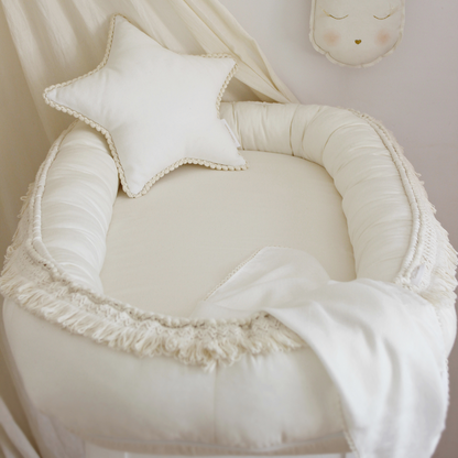 Babynest Boho vanille von Cotton &amp; Sweets