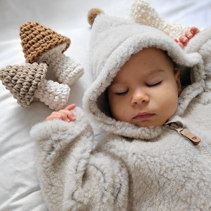 Zaffiro Wolljacke mit Kapuze &