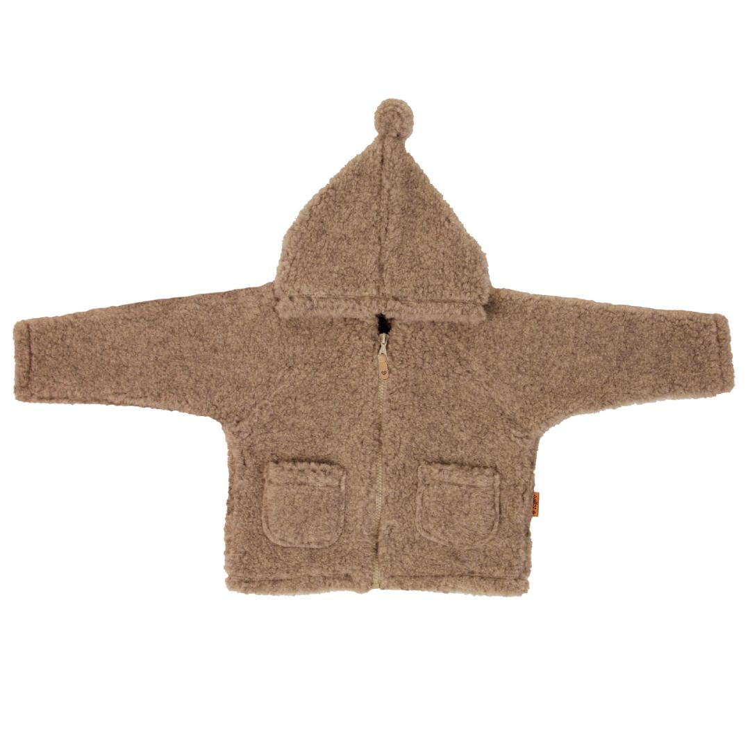 Zaffiro Wolljacke mit Kapuze &