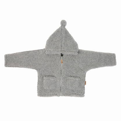 Zaffiro Wolljacke mit Kapuze &