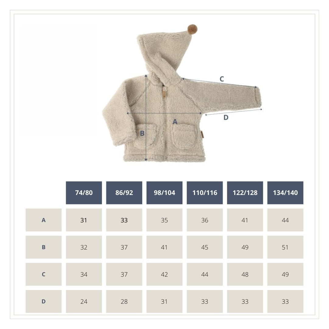 Zaffiro Wolljacke mit Kapuze &