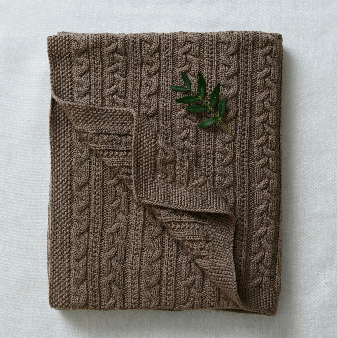 Baby Decke aus Merinowolle cookie