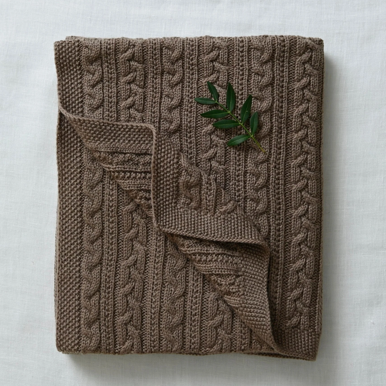 Baby Decke aus Merinowolle cookie