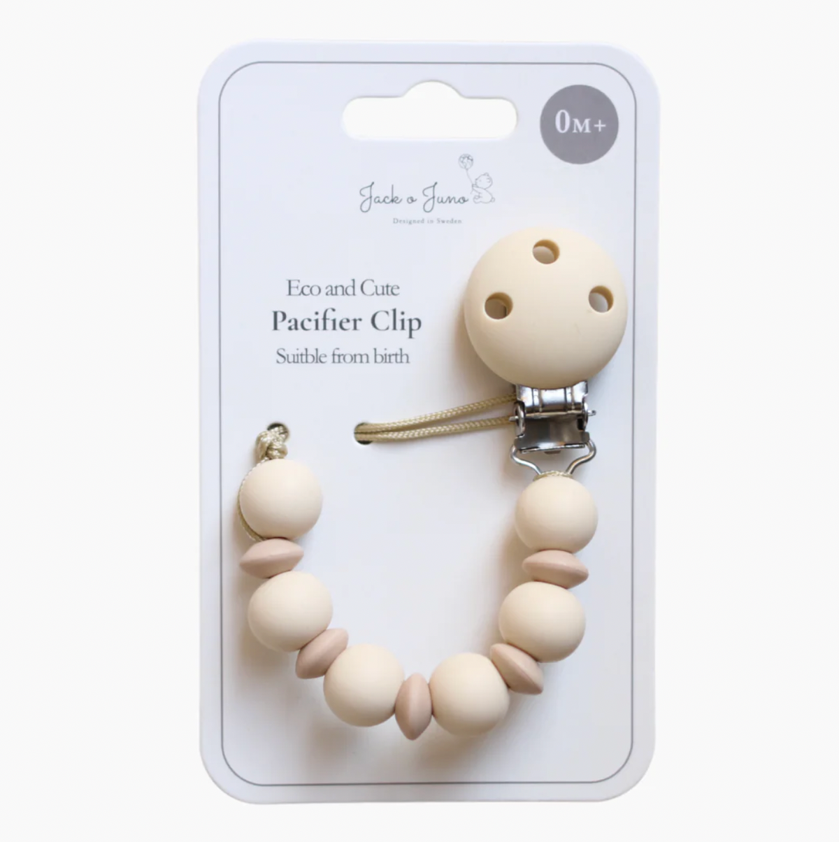 Schnullerkette aus Silikon cookies &amp; cream