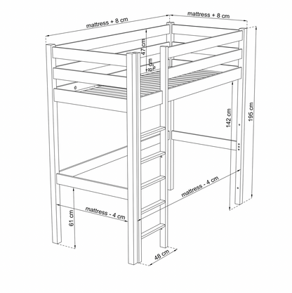 Hochbett WOODY 05