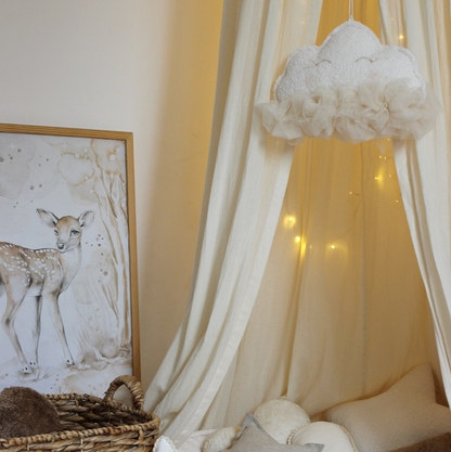 Cotton &amp; sweets Mobile Wolke vanille zum Aufhängen