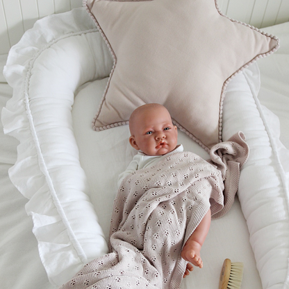 Sternkissen Boho puderrosa online kaufen