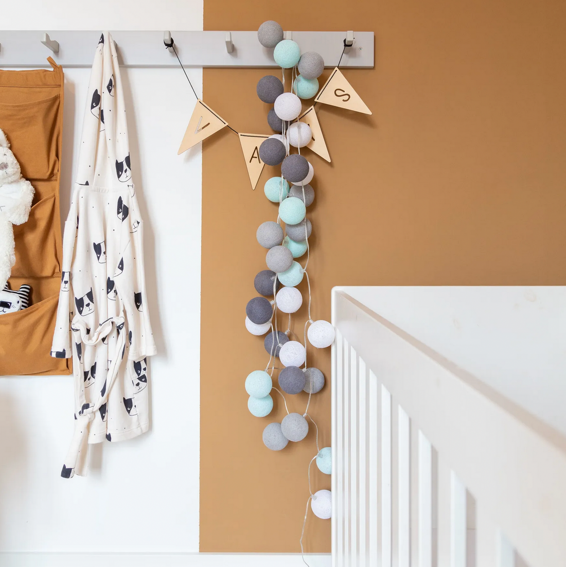Lichterkette AQUA GREY