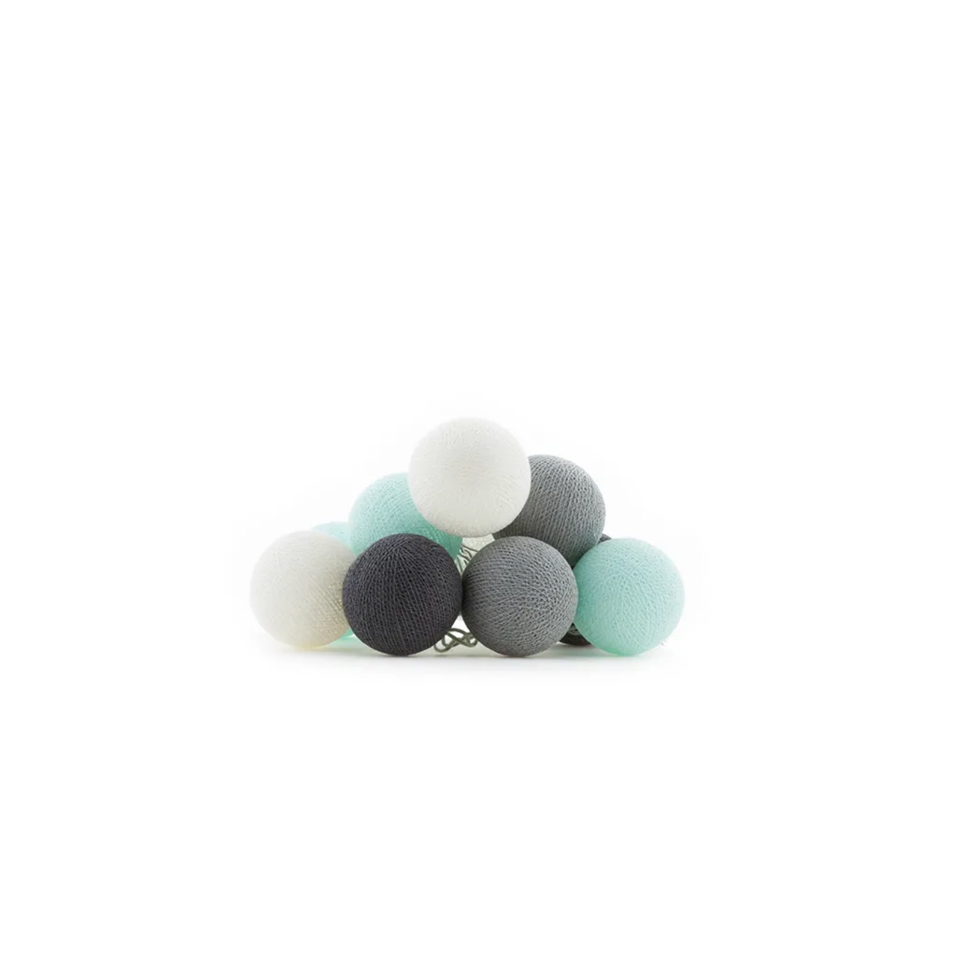 Lichterkette AQUA GREY