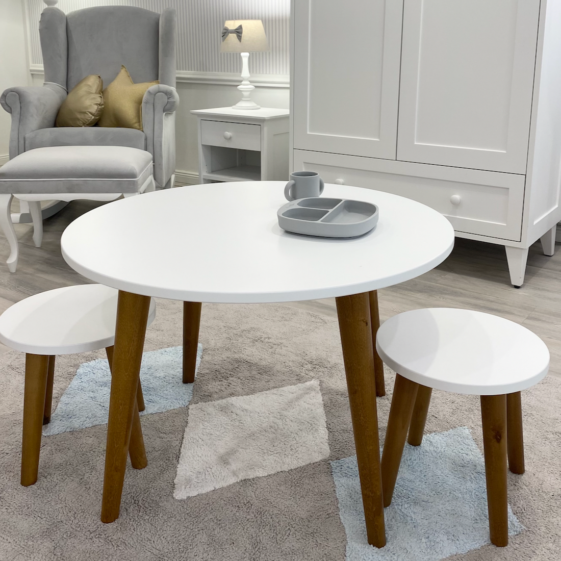 Kinderhocker NORDIC weiß (Auslaufmodell)