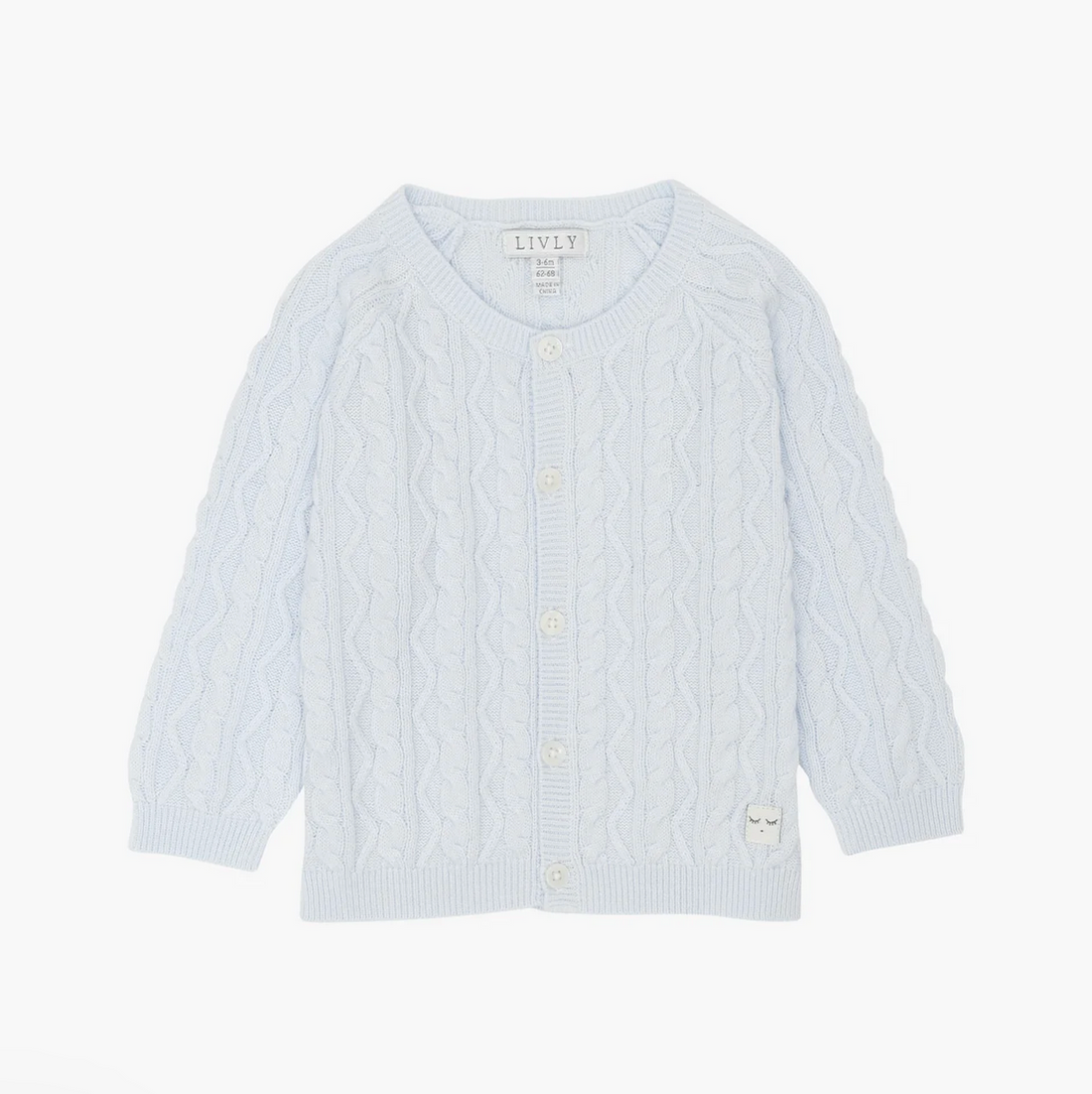 Livly Strickjacke Cardigan hellblau