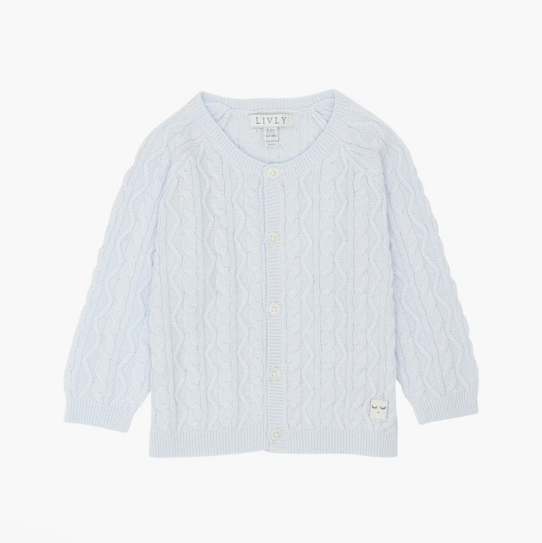 Livly Strickjacke Cardigan hellblau