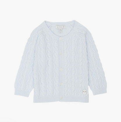 Livly Strickjacke Cardigan hellblau