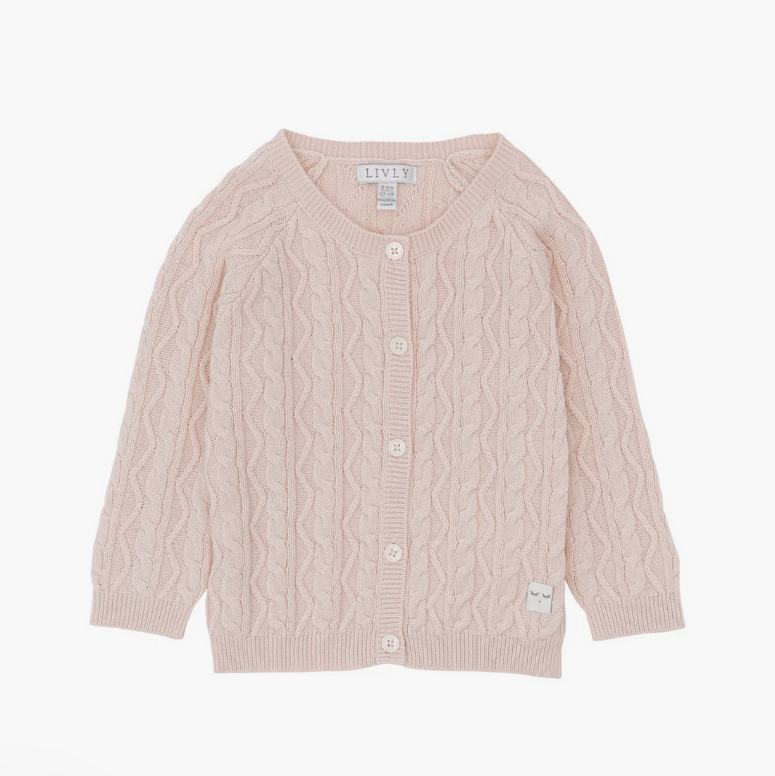 Livly Strickjacke Cardigan puderrosa