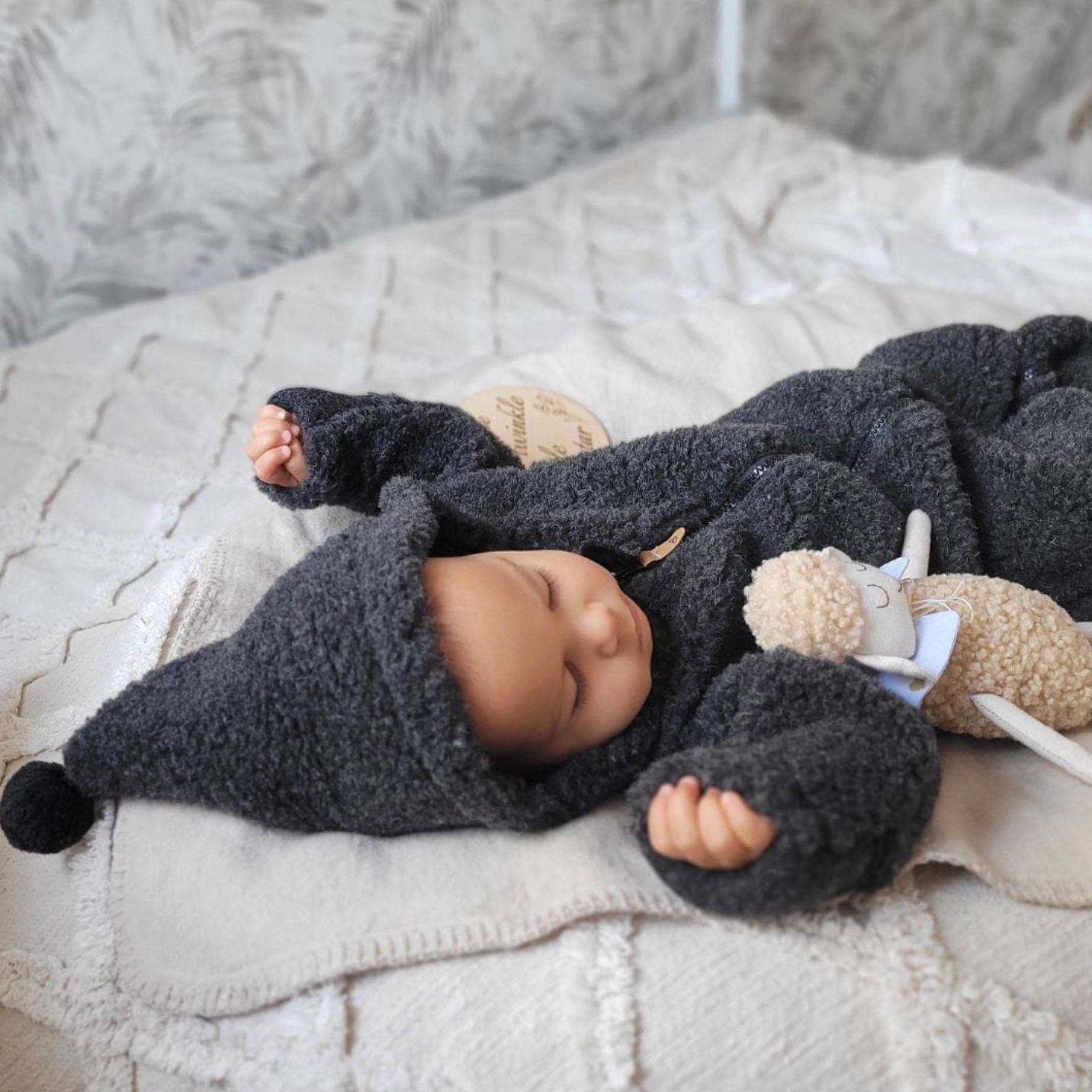 Zaffiro Baby Overall mit Kapuze &