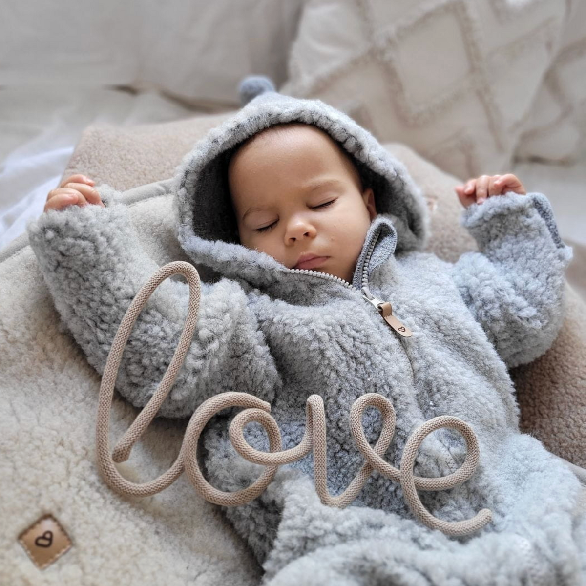 Zaffiro Baby Overall mit Kapuze &