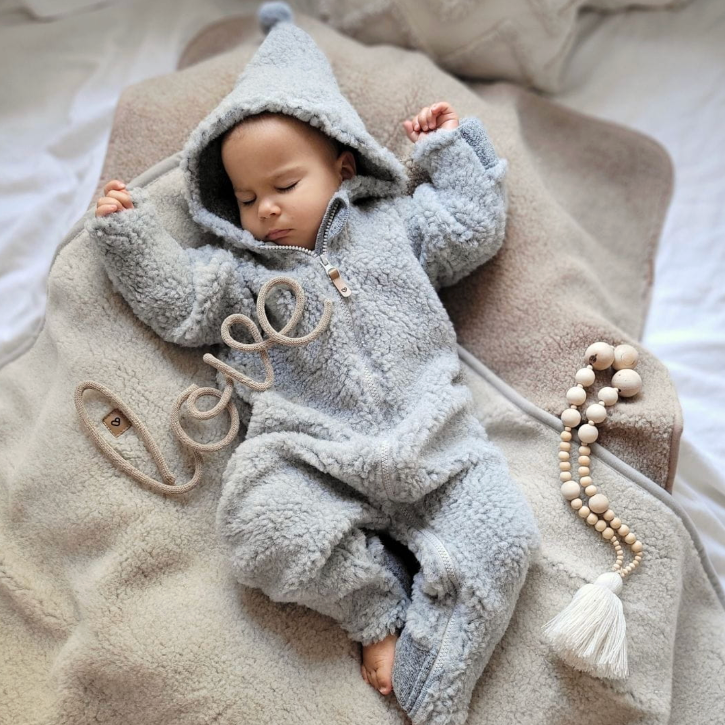 Zaffiro Baby Overall mit Kapuze &
