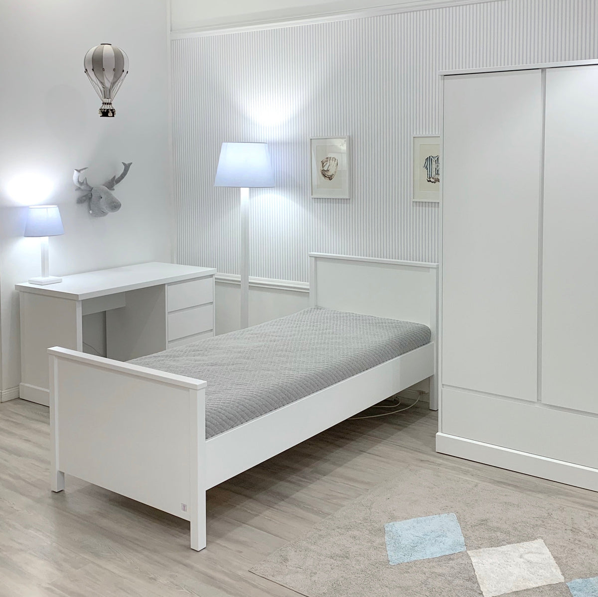 LUI e LEI Kinderbett PRESTIGE 90x200 weiß - Ausstellungsstück