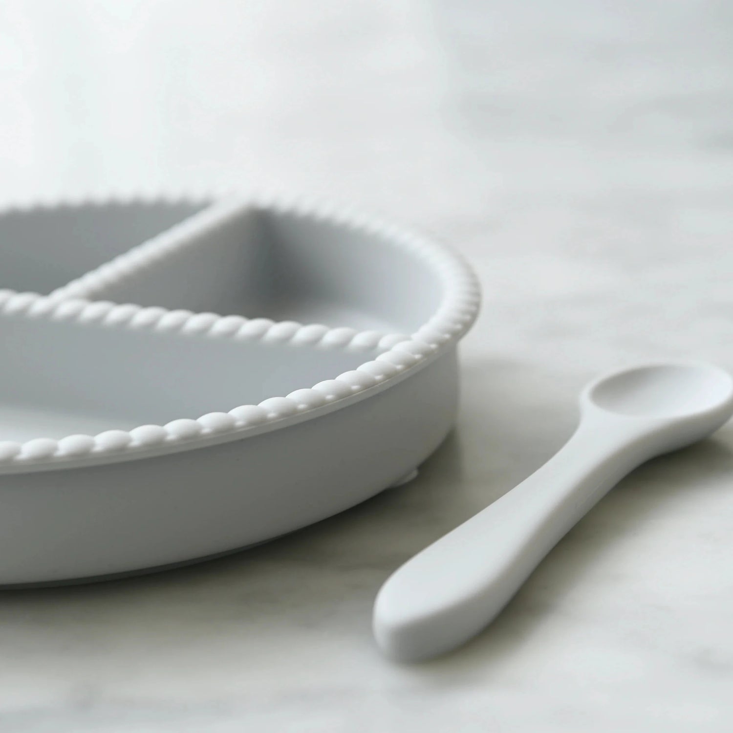 Baby Dining-Set Bubble hellgrau