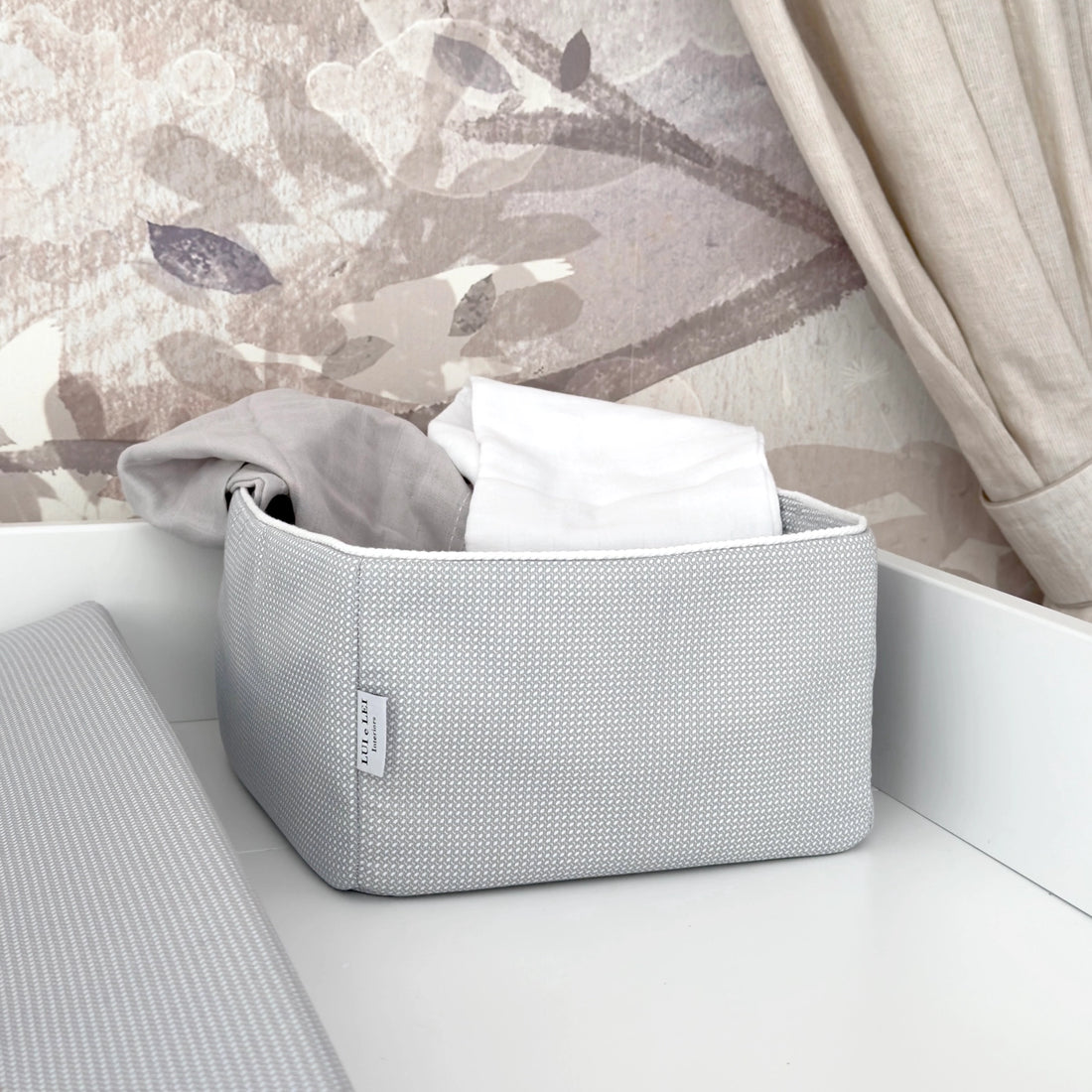 Stoffkorb ELEGANCE Dreamy Grey