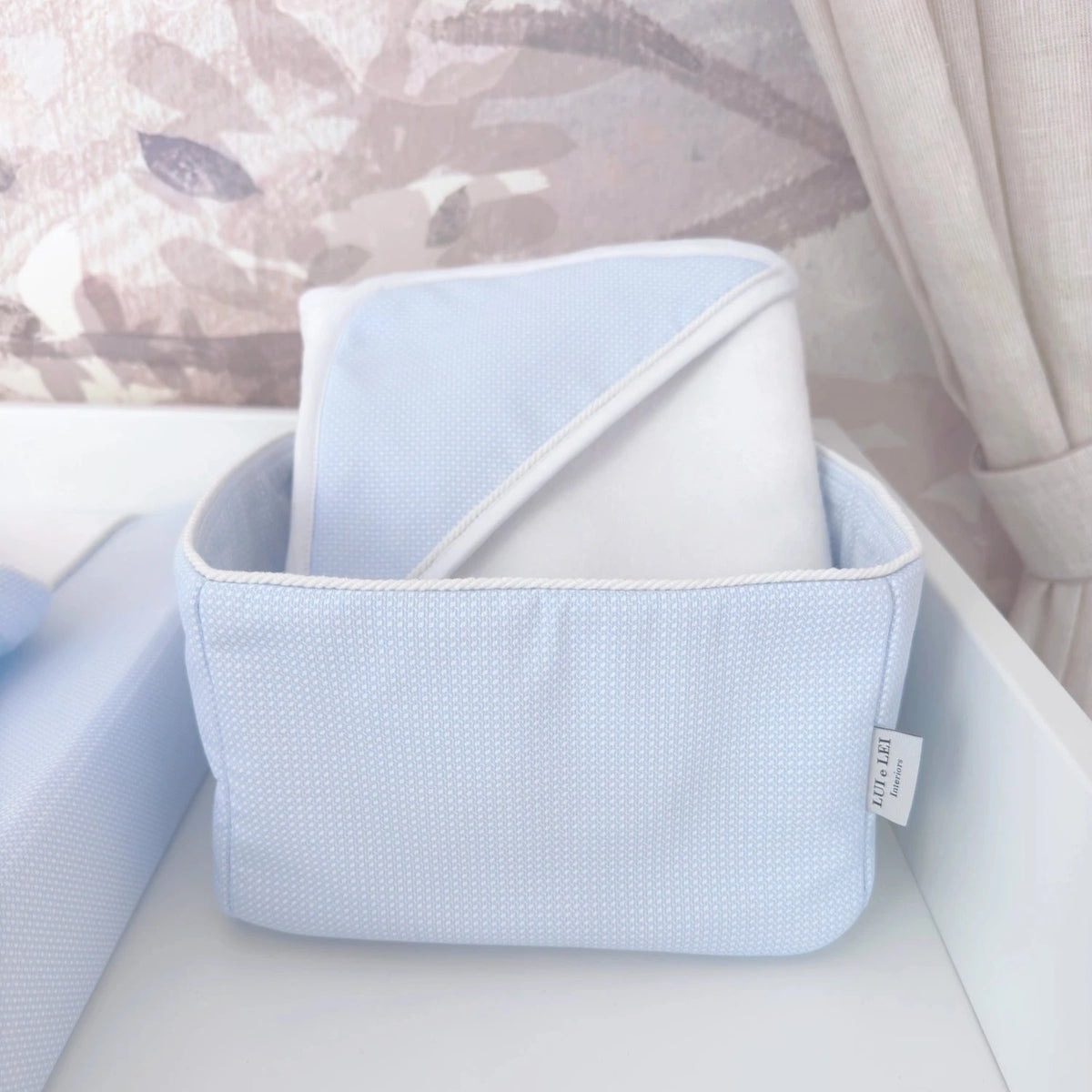 Stoffkorb ELEGANCE Dreamy Blue