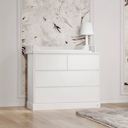 LUI e LEI Wickelaufsatz für Kommode PRESTIGE &amp; NORDIC weiß