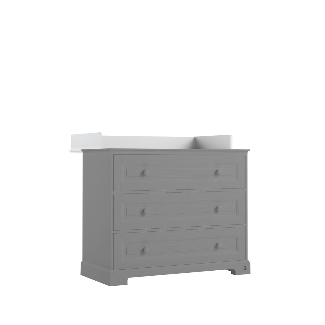 LUI e LEI Wickelaufsatz für Kommode ROYAL 1-1-1 weiß