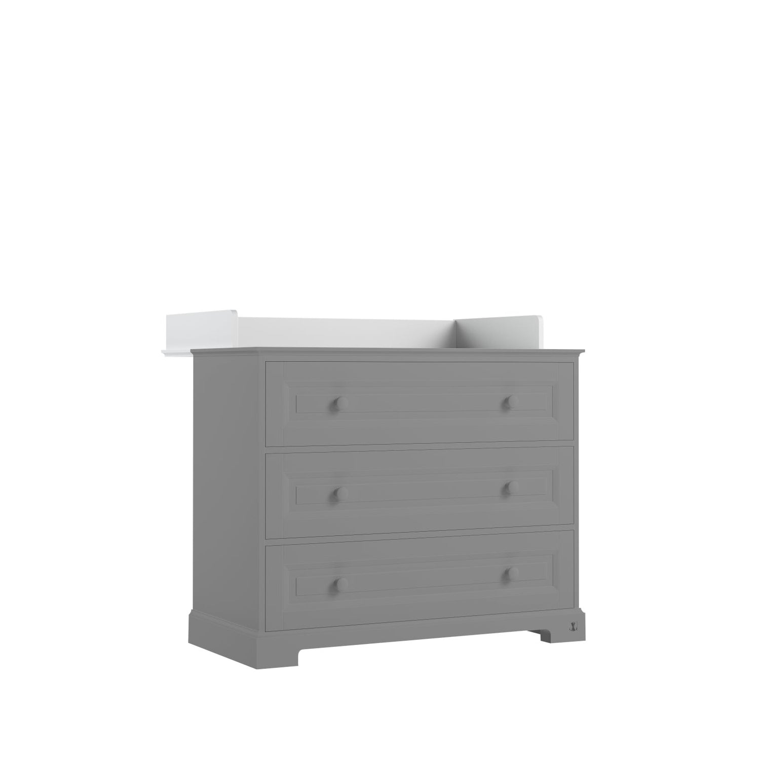 LUI e LEI Wickelaufsatz für Kommode ROYAL 1-1-1 weiß