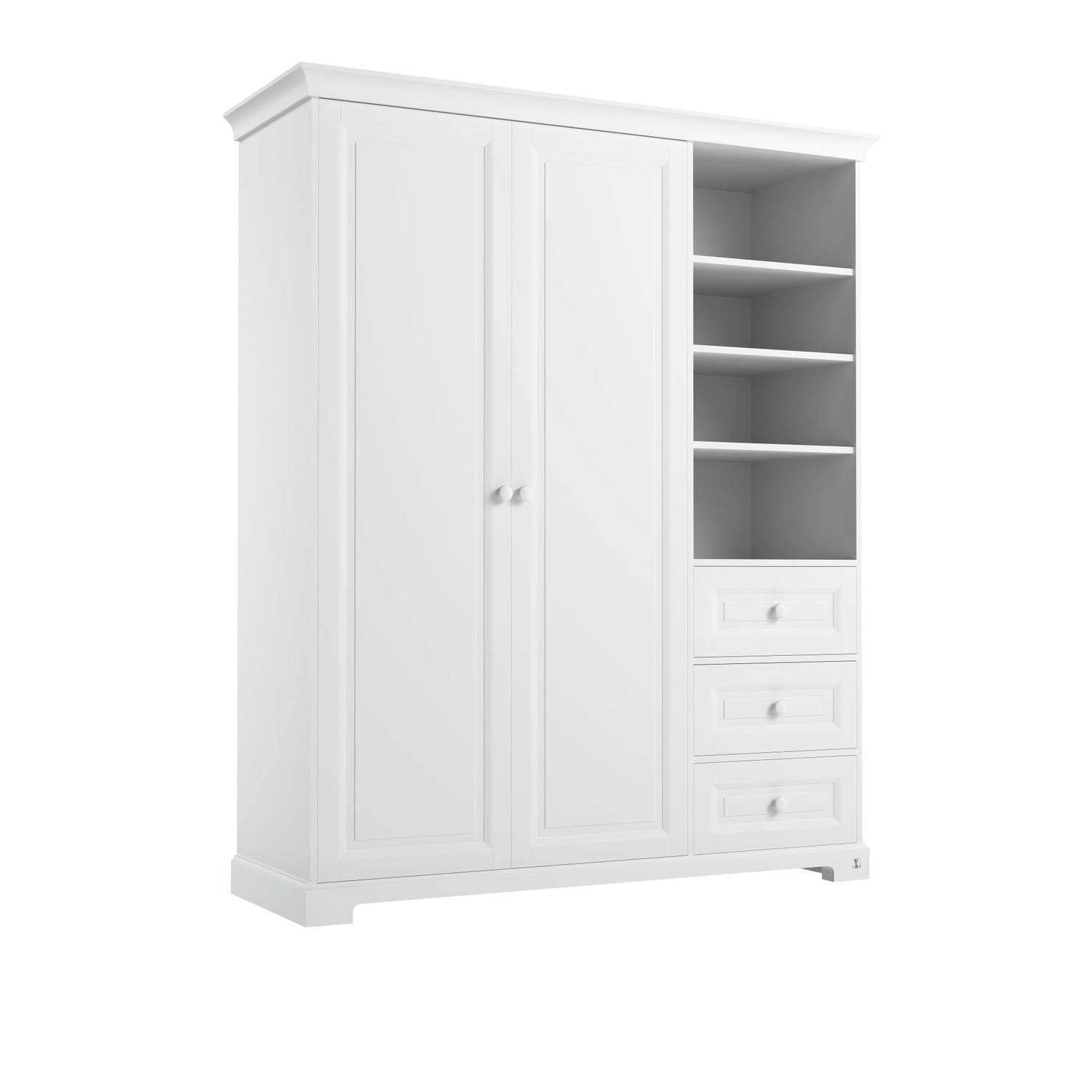 LUI e LEI  Schrank ROYAL mit Regal und 3 Schubladen